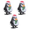 Abaodam 3Pcs Christmas Wind-up Cartoon Penguin Walking for Xmas Party Favors Safe Holiday view 1