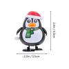 Abaodam 3Pcs Christmas Wind-up Cartoon Penguin Walking for Xmas Party Favors Safe Holiday view 2
