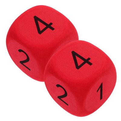 Abaodam 2pcs Large Soft EVA Foam Dice for Jumbo Dice for Classroom Learning Party Games Teaching Activities Lightweight Educational Game Props for Boys
