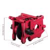 46T Center Diff Set, Steel Differential Gear with Sliding Motor Mount RC 1/7 for AR-RMA 6S for MO-JAVE 1/8 for TY-PHON(Red) view 2