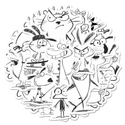 186 Fun and Whimsical Animal Stickers for Decorating Notebooks