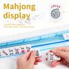 Ploomi American Mahjong Tiles Set, 166 White Tiles, 4 Color Racks & Pushers, Complete Western Mahjong Set with Blue Carrying Bag for Beginners & Experts view 4