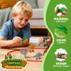 2025 Magnetic Chess Game, Dinosaur Magnetic Game for Kids, Chess Set-20 Dinosaur Stones, 1 String & 1 Storage Bag, Fun Magnet Chess Game for Festival Family Games Night, Magnet Game Parent-Child Toy view 3