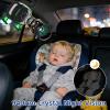 Ecoyoca Dual Backseat Camera for 2 Kids 1080P Split-Screen Monitor Baby Camera Rear-Facing Cameras IR Night Vision 360 Rotatable Backseat Screen, Car Seat Mirror Alternative (0082 with 7in Monitor) view 4