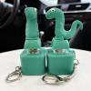 Lizard Button Sound Keychain, Rechargeable Lizard Click Button with Light, Compact Novelty Keychain Accessory for Desk & Everyday Carry2-Pack view 2