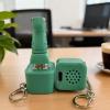 Lizard Button Sound Keychain, Rechargeable Lizard Click Button with Light, Compact Novelty Keychain Accessory for Desk & Everyday Carry2-Pack view 3