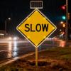 2025 Advanced Solar Slow Sign - High-Capacity Solar Aluminum Traffic Road Blinking Signs,Auto On/Off Flashing, Rust-Proof Frame For 24/7 Road Safety & Accident Prevention 80cm/32in view 1