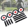 4PCS Soccer s Set, ABS Soccer Goal ng Equipment with Straps, Angle ing Passing and Control, view 3