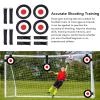 4PCS Soccer s Set, ABS Soccer Goal ng Equipment with Straps, Angle ing Passing and Control, view 4