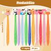 24 Pcs Cute Animals Bobblehead Eraser for Pencils Kawaii Erasers Cute School Supplies Fun Cartoon Erasers Back to School Supplies Birthday Classroom Gifts view 2