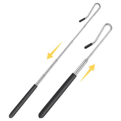 2 Pcs 8-21Inch Puppet Handles Arm Control Rods, Extendable Adjustable Puppet Stick, Metal Stainless Steel Puppets Arm Control Rods for Small & Large Puppets