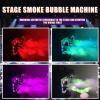 forplubossmmp Smoke Bubble Machine, Liquid Fog Machine, Equipped with 24 Led Lights (Red, Green, Blue, and White), Combines Light Shows, Smoke, and Bubbles in One, Perfect for Events view 3