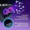 forplubossmmp Smoke Bubble Machine, Liquid Fog Machine, Equipped with 24 Led Lights (Red, Green, Blue, and White), Combines Light Shows, Smoke, and Bubbles in One, Perfect for Events view 4