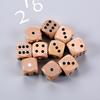 10Pcs Wooden D6 Dice Set, 20mm Round Corner, 6 Sided Gaming Dice for Adults Standard Game Dice view 2