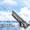 2Packs Electric Water Gun for Kids & Adults, Automatic Fill Up, Powerful Squirt Guns with 28-30 FT Long Range, Summer Outdoor Pool Beach Water Pistol/Blaster Toys view 4