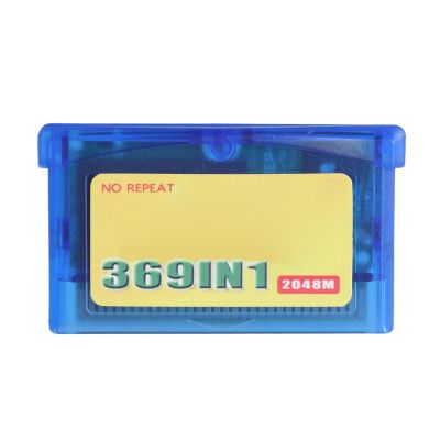 Geavonyg 369 in 1 Game Cartridge 32 Bit Video Console Gaming Card Repair for Host English Edition Plug and Play Handheld Console