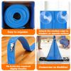 15 Ft Flexible Race Track for Kids 3+ with 6 Cars  Child-Safe Bendable DIY Suction Cup Racetrack, Compatible with 1/64 Diecast Cars, Indoor & Outdoor Fun, Roll-Up Portable Track view 4