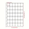 10 Sheet Album for Coins Albums 42 Pocket Coins Collection PVC Transparent Inside Pages Coins Loose Leaf Organizer Bag view 2