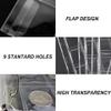 10 Sheet Album for Coins Albums 42 Pocket Coins Collection PVC Transparent Inside Pages Coins Loose Leaf Organizer Bag view 4
