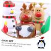 Abaodam 5Pcs Christmas Wind-up with Santa Snowman Reindeer Penguin Clockwork Walking for Party Favors and Holiday Fun view 4