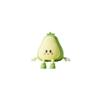 Adorable Eggplant Character Figurine  Soft Rubber Car Dashboard Office Executive Desk Decor, Fun Cartoon Stress-Relief Center Console Ornament (Avocado S) view 1