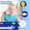 Ai fsem Rainbow Fish Felt Board Story Sets 17 Pieces Set Toddler Storytelling Interactive Toys Puppet Show Theater for Kids Bedtime Story Felt Toys view 2