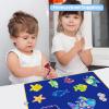 Ai fsem Rainbow Fish Felt Board Story Sets 17 Pieces Set Toddler Storytelling Interactive Toys Puppet Show Theater for Kids Bedtime Story Felt Toys view 3
