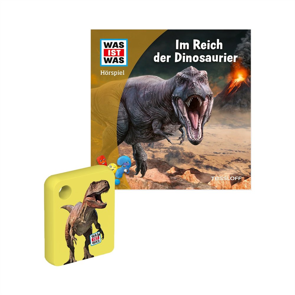 Galakto Audio Token: Was IST Was - Im Reich der Dinosaur, Knowledge Radio Play for Children from 6 Years, Playing Time. Approx. 67 Minutes