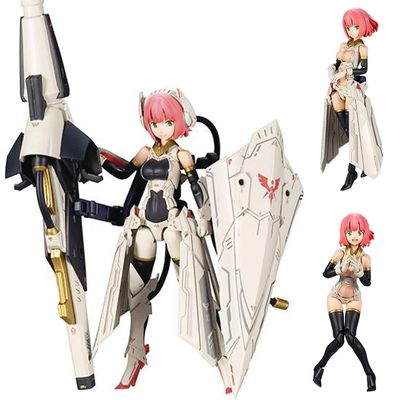 MABAIUDE Mecha Girl Figure Megami Device - BulletKnights-Lancer Figure Anime Super Action Statue Articulated Figures with Accessories, Face Changeable, Joint Movable, Parts Removable 18cm