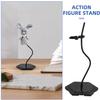 Uonlytech Adjustable Action Figure Display Stand with Stable Base Doll Support for Figurines Lightweight Wear-resistant Bracket for Collectibles and Models view 3