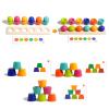 DYNWAVE Balls in Cups Toy Sorter Game for Kids Children Board Game with Cups and Balls Early Education Toys Training Logical Thinking view 3