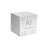 Cube Metal Cube 0.39in/10mm for Chemical Elements Collection Science Education Experiment Application-13 Aluminum AI view 1