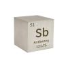 Density Cubes Metal Cubes 0.39in/10mm for Element Collections Hobbies Science Creative Gift-51 Antimony (Sb) view 1