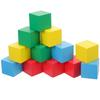 Abaodam 12pcs Colorful Wooden Building Blocks Educational Geometric for Early Learning and Group Activities view 1