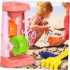 BESPORTBLE 5pcs Interactive Sand Trolley with Hourglass Shovel Rake Star Mixed Colors Beach Play for Creative Seaside Fun and Social Development view 2