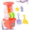 BESPORTBLE 5pcs Interactive Sand Trolley with Hourglass Shovel Rake Star Mixed Colors Beach Play for Creative Seaside Fun and Social Development view 3