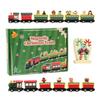 Classic Festive Train Ornament,Christmas Wooden Beech Wood Train Children's Toy Gift Ornaments | Creative Christmas Decor for Boys, Girls, Collectors, Family, Living Room, Bedroom, Study, Parties view 1