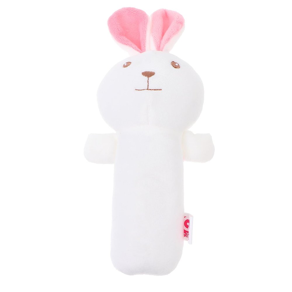 Beaupretty Cartoon Plush Rattle for Boy Girl Lightweight Soft Sensory Handheld Plaything Enhancing Grip Coordination and Cognitive Development