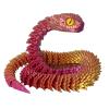 24 Inch 3D Printed Articulated Snakes,3D Printed Animals Toys, Flexible Movable Joint Viper for Home Office Desk Decor,Easter Halloween Party Decorations Gifts view 1