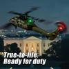 AERFGDE RC Helicopter Brushless Motor 4CH,2.4G K170 Green Remote Control Helicopter,6-Axis Gyro Altitude Hovering,RC Aircraft Single Wing Aileronless,for Adults Beginners (2 Batteries Version) view 2