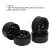 4pcs RC Crawler Rims, Aluminum Alloy 1.9in Beadlock Wheel Rims with High Wear Resistance for Axial SCX10 SCX10 II III GEN8 RC Crawler Car view 4