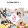 TOYANDONA 6pcs Wind Up Adorable Plush Chicks and Bunnies Fuzzy Clockwork Playthings for Easter Party Favors Coordination and Imagination Development view 3