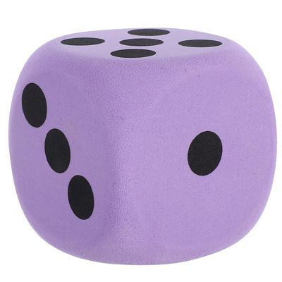 BESPORTBLE Large EVA Dice Rounded Foam Multi-Sided Prop Lightweight Party Game for Adults Silent Rolling Fun for Home Bar and Event Decorations