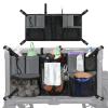 Adjustable Straps & Buckles Stroller Wagon Cargo Net Organizer, Wagon Accessories Compatible with WONDERFOLD W-Series Models, Large Capacity Mesh Cargo Storage Bag with Sorting Pockets for Keenz Wagon view 1