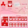 24 PCS Mini Fidget Spinner Toys with Cards, Bulk Stress Fidget Toys for Kids Classroom Treasure Box, Birthday Party Favors Goodie Bag Stuffers, Carnival Prize (Red+Pink) view 4