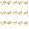 DEARMAMY 15pcs Graduation Cake Picks Class of Cupcake Toppers Party Decorations Dessert Picks for Graduation Celebrations and Cake Centerpieces view 1