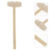 TOYANDONA 36pcs Wooden Mallet Hammer Natural Smooth Surface Hand Training Plaything for Boys and Birthday Interactive Pounding Tool view 3