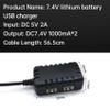 Centromio 10X 2S 7.4V 2-in-1 Charger with XH-3P Connector Plug for AX24 SCX24 UTB18 SCX24 RC Cars & Trucks,7.4V 2S view 2