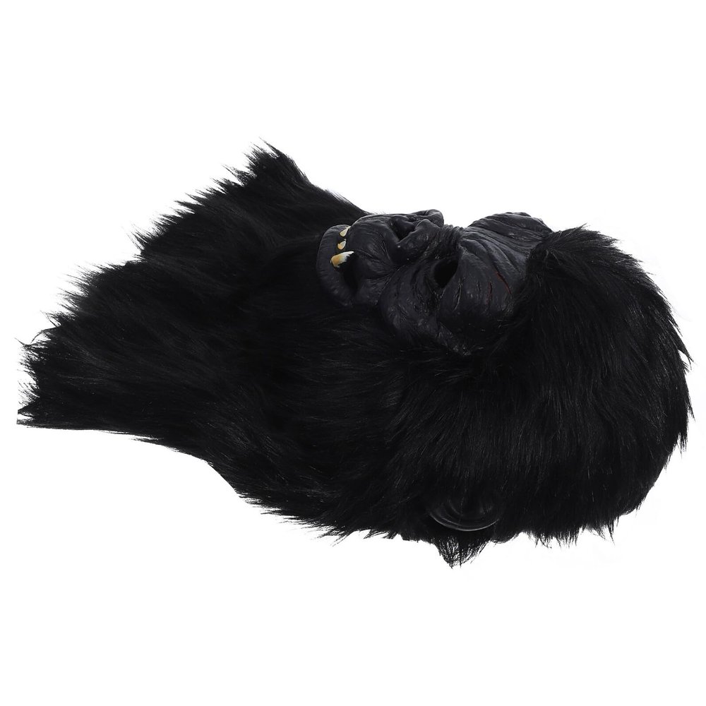 Abaodam Lifelike Halloween Gorilla Mask with Realistic Design for Cosplay and Party Funny Animal Costume Prop for Fancy Dress Carnival Masquerade and Holiday Events