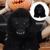 Abaodam Lifelike Halloween Gorilla Mask with Realistic Design for Cosplay and Party Funny Animal Costume Prop for Fancy Dress Carnival Masquerade and Holiday Events view 3
